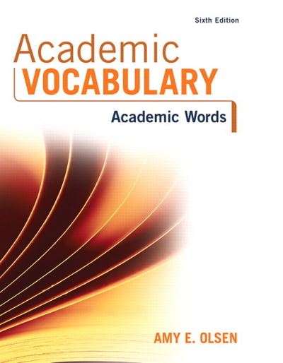 Cover for Amy E. Olsen · Academic Vocabulary (Book) (2016)