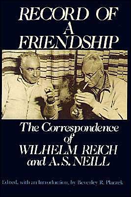 Cover for Wilhelm Reich · Record of a Friendship (Paperback Book) (1984)
