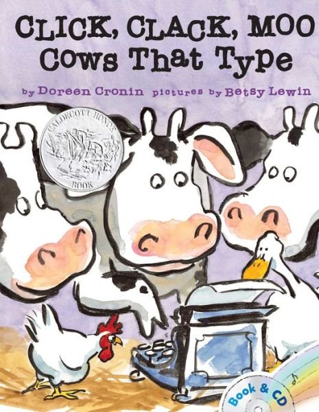 Cover for Doreen Cronin · Click, Clack, Moo: Cows That Type (Paperback Bog) [Book and CD edition] (2011)