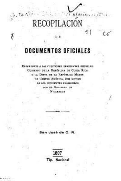 Cover for Cos Ministerio De Relaciones Exteriores · Recopilacion de documentos oficiales (Paperback Book) (2015)