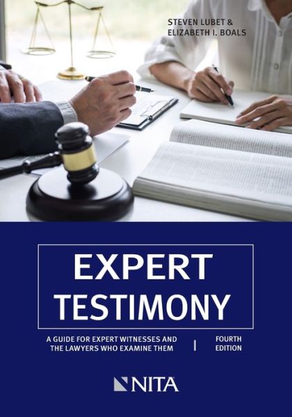 Cover for Steven Lubet · Expert Testimony A Guide for Expert Witnesses and the Lawyers Who Examine Them (Book) (2020)