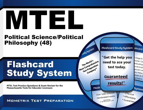 Cover for Mtel Exam Secrets Test Prep Team · Mtel Political Science / Political Philosophy (48) Flashcard Study System: Mtel Test Practice Questions &amp; Exam Review for the Massachusetts Tests for Educator Licensure (Cards) (Taschenbuch) [Flc Crds edition] (2023)