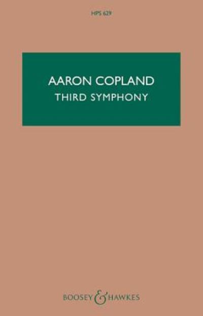 Cover for Aaron Copland · Symphony No 3 (Paperback Book) (2004)