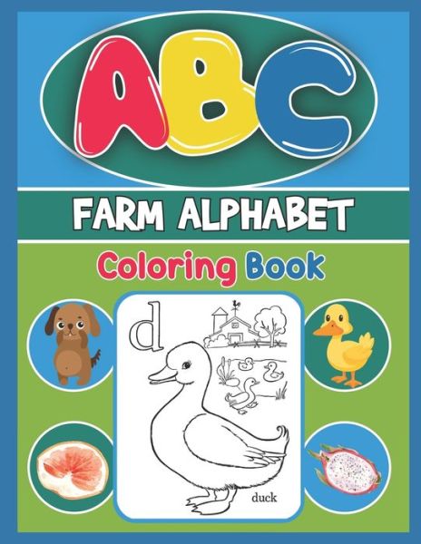 Cover for Platinum Press · ABC Farm Alphabet Coloring Book (Paperback Book) (2019)