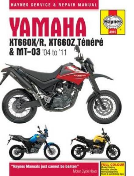 Cover for Haynes Publishing · Yamaha XT660 &amp; MT-03 (04 - 11) Haynes Repair Manual: 2004-2011 (Paperback Bog) (2016)