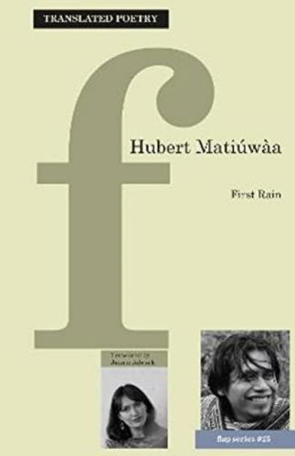 Cover for Hubert Matiuwaa · First Rain - flap pamphlet series (Paperback Book) (2021)