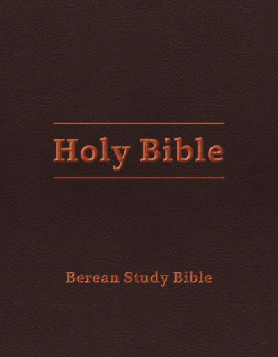 Cover for Various Authors · Berean Study Bible (Burgundy Leatherlike) (Lederbuch) (2020)