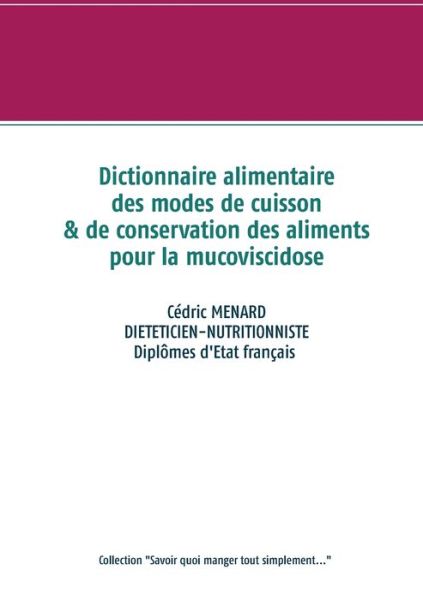 Cover for Menard · Dictionnaire des modes de cuisso (Book) (2020)