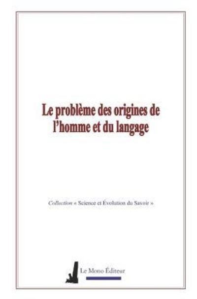 Cover for G de Saporta · Le Probl (Paperback Book) (2018)