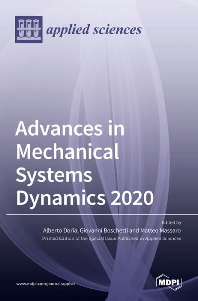 Cover for Mdpi Ag · Advances in Mechanical Systems Dynamics 2020 (Hardcover Book) (2022)
