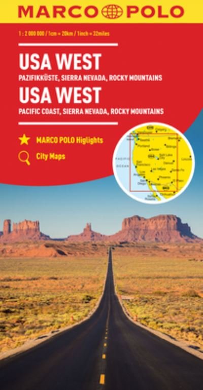 Marco Polo: USA West: Pacific Coast, Sierra Nevada,  Rocky Mountains - Mair-Dumont - Bøger - Marco Polo - 9783575018700 - 30. maj 2024