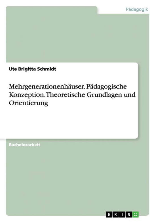 Cover for Schmidt · Theoretische Orientierungen für (Book) [German edition] (2008)