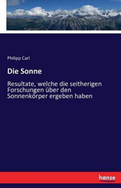 Cover for Carl · Die Sonne (Buch) (2016)