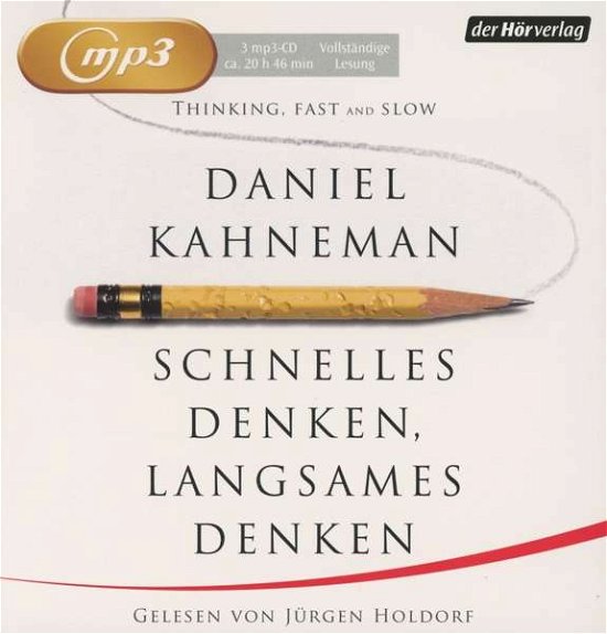 Cover for Daniel Kahneman · CD Schnelles Denken, langsames Denken (CD)