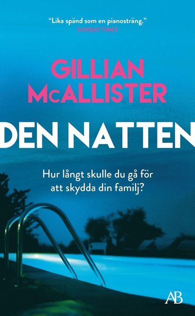 Cover for Gillian McAllister · Den natten (Paperback Book) (2023)
