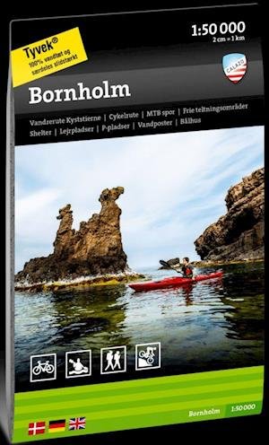 Cover for Calazo · Bornholm - Hiking maps (Landkart) (2022)