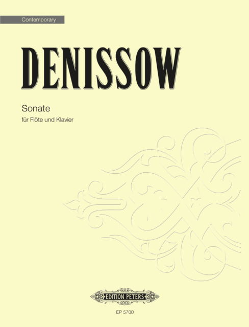 Cover for Edison Denissov · Flute Sonata (Sheet music) (2001)