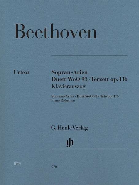 Cover for Beethoven · Sopran-Arien,Duett,KA.HN970 (Bog)