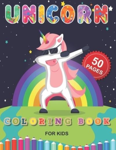 Cover for Barkoun Press · Unicorn Coloring Book for Kids (Paperback Book) (2020)