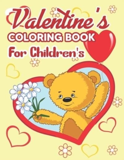 Cover for Preschooler Book Publisher · Valentine's Coloring Book for Children's (Paperback Book) (2021)