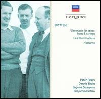 Cover for B. Britten · Serenade for Tenors Horn &amp; Strings (CD) (2010)