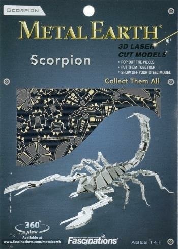 Cover for Speelgoed | Puzzels · Metal Earth Scorpion (4pcs) (MERCH)