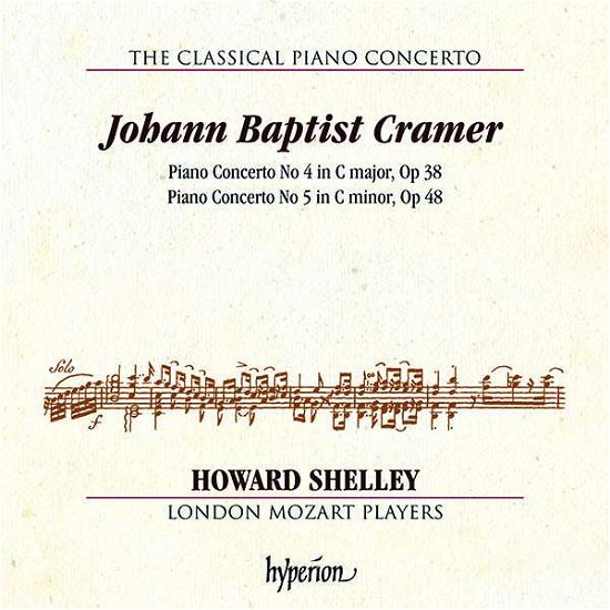 Cramer: Piano Concertos 4 & 5 - Howard Shelley - Muziek - HYPERION - 0034571282701 - 28 juni 2019