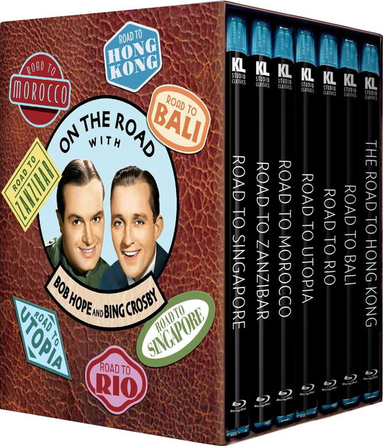 Cover for On the Road with Hope &amp; Crosby (Blu-ray) (2024)