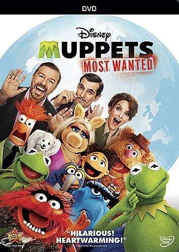 Cover for Muppets: Most Wanted (DVD) (2014)