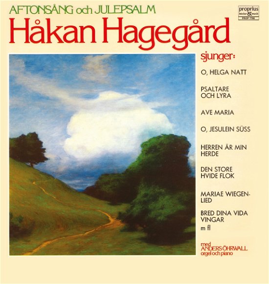 Aftonsang Och Julepsam - Hakan Hagegard - Música - PROPRIUS - 0822359001701 - 30 de junio de 2017