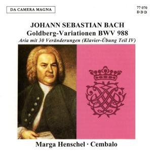 Cover for Bach,j.s. / Henschel · Goldbergvariationen Bmw 988 (CD) (2012)