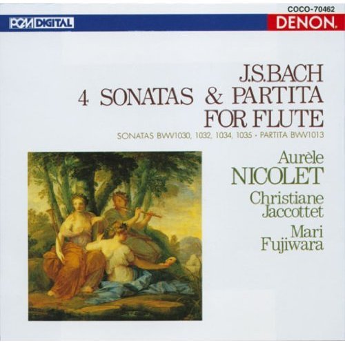 Cover for Aurele Nicolet · J. S. Bach: 4 Sonatas &amp; Partita for Flute4 Sonatas (CD) [Japan Import edition] (2010)