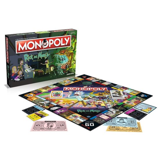 Monopoly - Rick and Morty - Jogo de tabuleiro - HASBRO GAMING - 5053410002701 - 