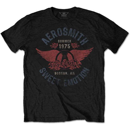 Aerosmith Unisex T-Shirt: Sweet Emotion - Aerosmith - Fanituote - Epic Rights - 5056170611701 - keskiviikko 8. tammikuuta 2020