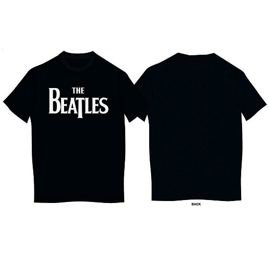 Cover for The Beatles · The Beatles Kids Tee: Drop T Logo - Black T-shirt (1 - 2 Years) (T-shirt) [Black - Kids edition]