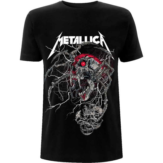 Metallica Unisex T-Shirt: Spider Dead - Metallica - Fanituote - PHD - 5056187736701 - perjantai 16. huhtikuuta 2021