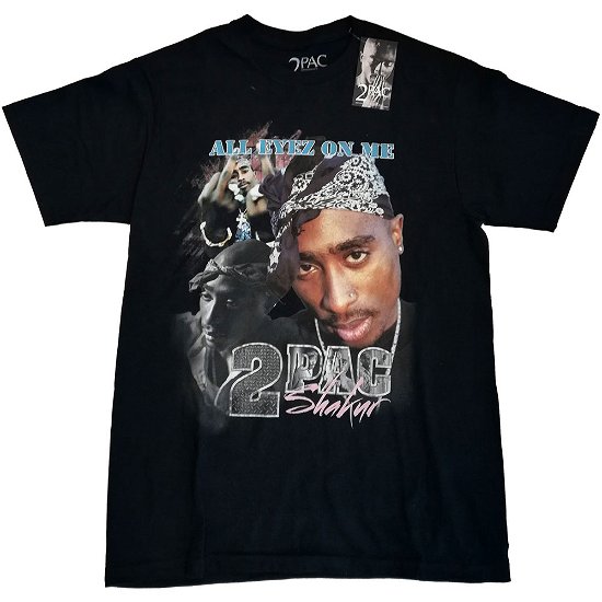 Cover for Tupac · Tupac Unisex T-Shirt: All Eyez Homage (T-shirt) [size XXL] [Black - Unisex edition]