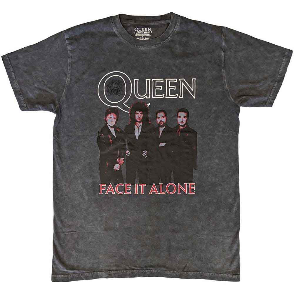 Queen Queen Unisex T Shirt Face it Alone Band Wash Collection T shirt size S 2023