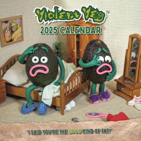 Cover for Carte Blanche · Violent Veg Square Wall Calendar 2025 (Pocketbok) (2024)