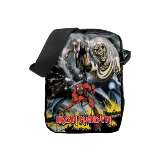 Iron Maiden Number of the Beast Crossbody Bag - Rocksax - Fanituote - ROCK SAX - 5060937961701 - tiistai 12. joulukuuta 2023