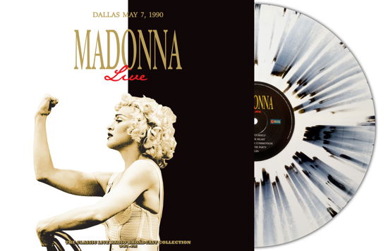 Cover for Madonna · Live In Dallas 1990 (White / Black Splatter Vinyl) (LP) (2022)