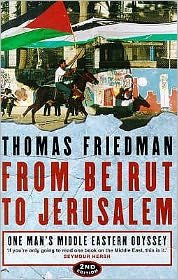 Cover for Thomas Friedman · From Beirut to Jerusalem: One Man’s Middle Eastern Odyssey (Paperback Bog) [2 Revised edition] (1998)
