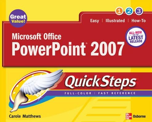 Cover for Carole Matthews · Microsoft Office PowerPoint 2007 QuickSteps - QuickSteps (Taschenbuch) [Ed edition] (2007)