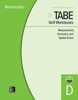 Cover for Contemporary · Tabe Skill Workbooks Level D: Measurement, Geometry, and Spatial Sense - 10 Pack (Book) (2010)