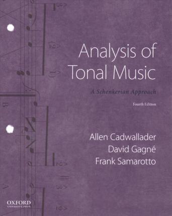 Cover for Allen Cadwallader · Analysis of Tonal Music (Book) (2019)