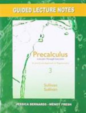 Guided Lecture Notes for Preca - Sullivan - Books - Pearson Education (US) - 9780321925701 - March 21, 2014