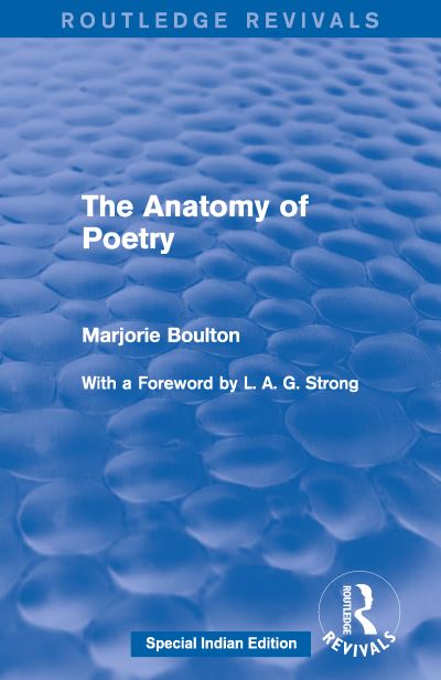 Cover for Marjorie Boulton · Anatomy of Poetry Routledge Revivals (Paperback Book) (2019)