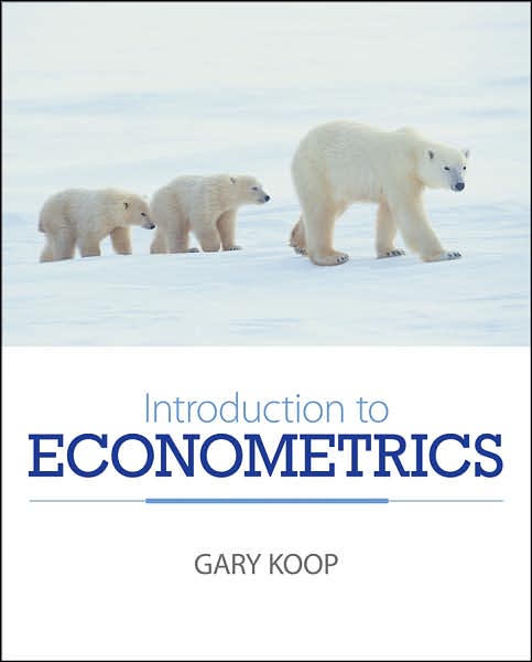 Cover for Koop, Gary (University of Strathclyde) · Introduction to Econometrics (Paperback Book) (2007)