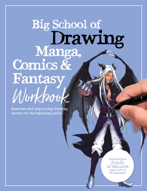 Cover for Walter Foster Creative Team · Big School of Drawing Manga, Comics &amp; Fantasy Workbook: Exercises and step-by-step drawing lessons for the beginning artist - Big School of Drawing (Taschenbuch) (2023)