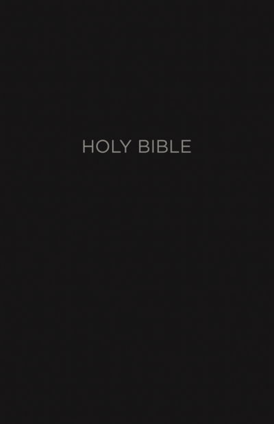 Cover for Thomas Nelson · NKJV Holy Bible, Giant Print Center-Column Reference Bible, Black Leather-look, Thumb Indexed, 72,000+ Cross References, Red Letter, Comfort Print: New King James Version (Paperback Book) (2018)